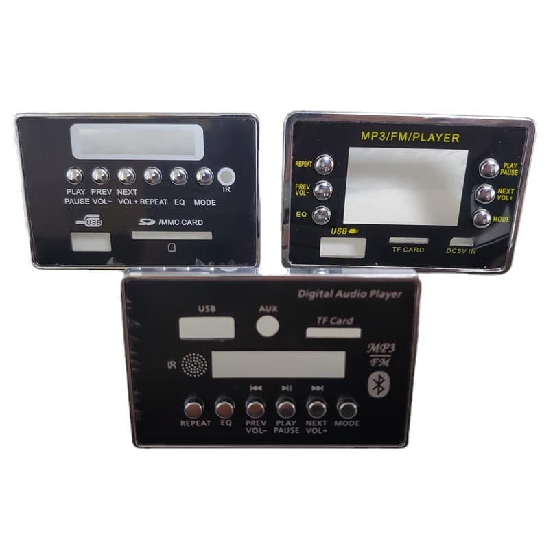 Player decoder board cover, plastic panel, small speaker panel, Bluetooth MP3 decoder board cover