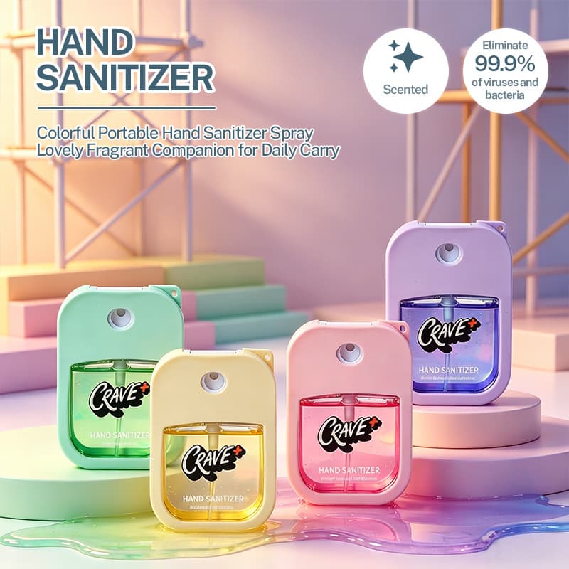 Customizable Card-Type Hand Sanitizer, Cross-Border No-Rinse Spray, Popular Cleaning Portable Spray, Quick-Drying, Antibacterial, and Disinfecting