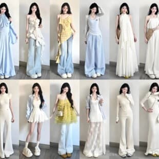 Thirteen Lines Summer New Brand Women's Tops Dresses Skirts Mixed Styles Bag Physical Store Live Streaming Stall Wholesale