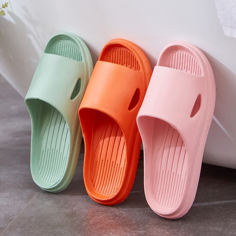 Macaron solid color home sandals EVA lightweight non-slip bathroom shower mops men and women dormitory hotel disposable mops
