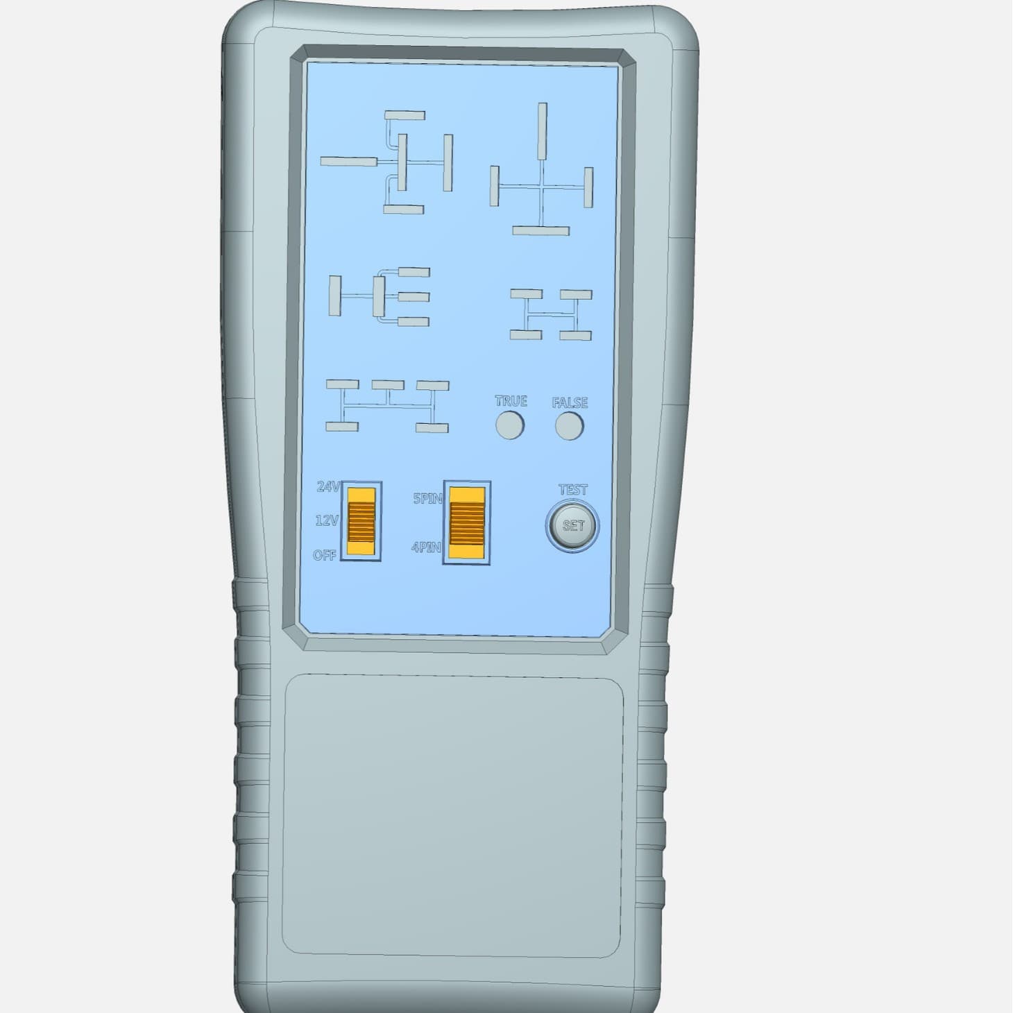 New Portable Wireless 12V/24V Relay Tester Battery-Powered 5-Pin Relay Diagnostic Tool