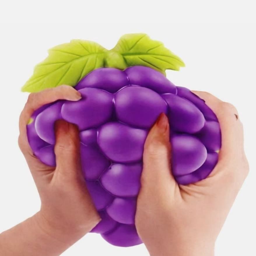 Cross-border Amazon stress relief toy, regular TPR flour-filled stress toy, stress toy category - Small Grape