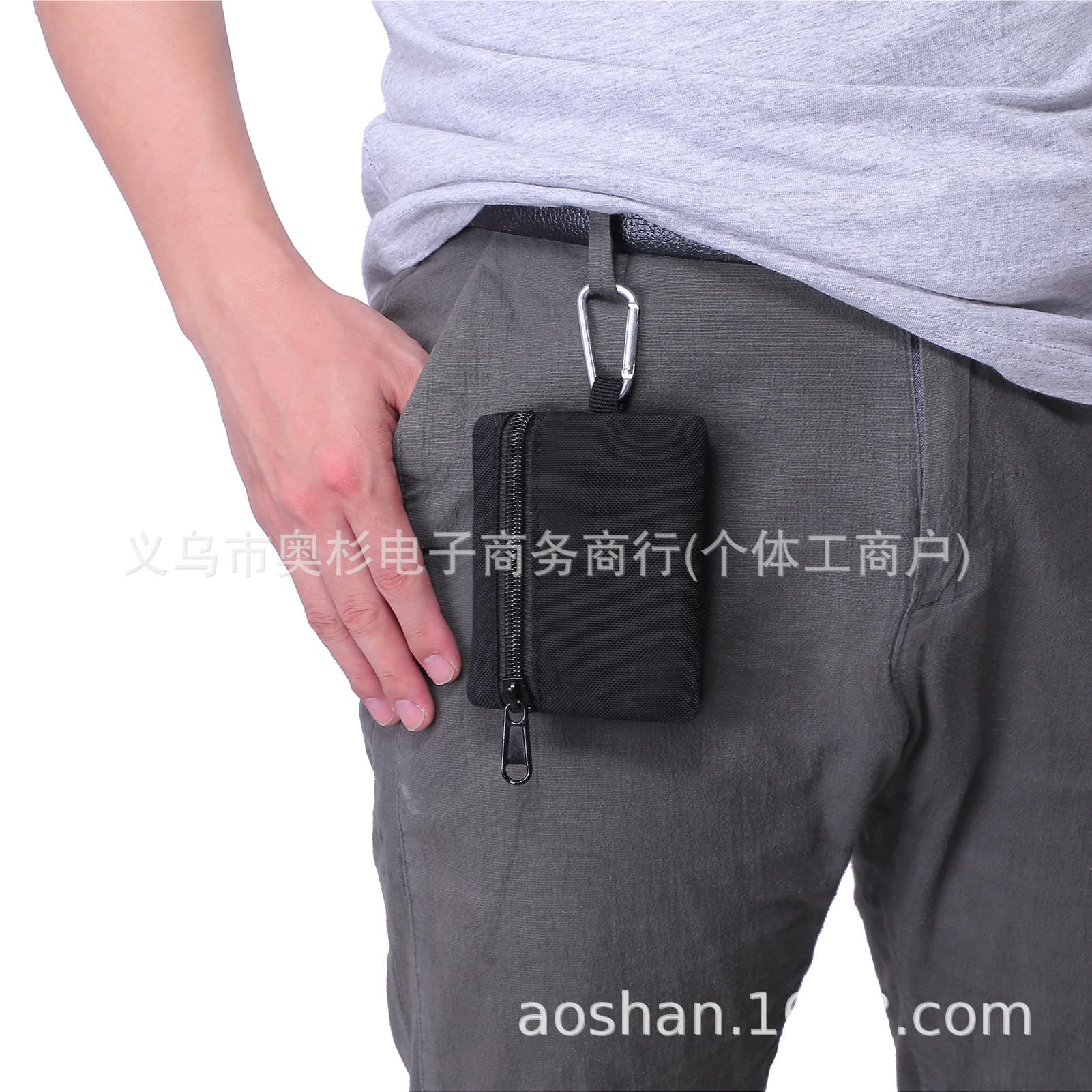 Hot Selling Oxford Fabric Military Enthusiast Coin Purse, Portable Small Hanging Bag, Carabiner Key Card Storage Pouch, Tactical Coin Purse