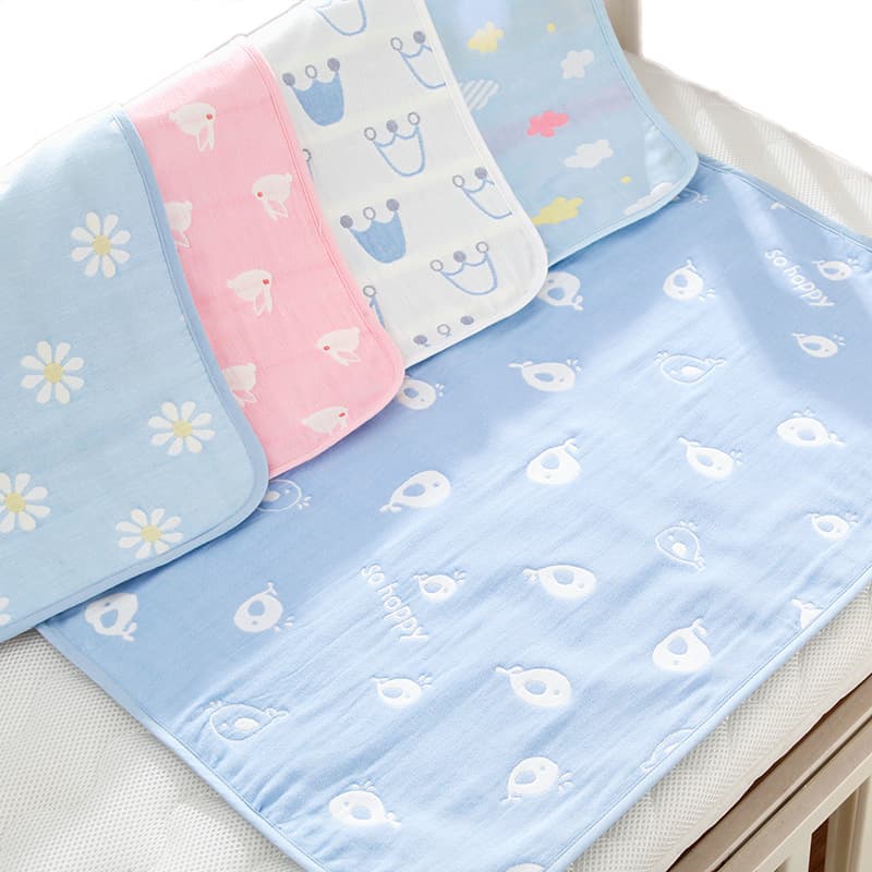 Pure Cotton Baby Pee Pads, Gauze Infant Mattress, Waterproof and Breathable for Newborns and Children, All-Season Southeast Asia Cross-border