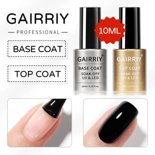 GAIRRIY Cross-border Base Coat Top Coat Nail Functional Gel Base Coat Top Coat 10ml Wholesale