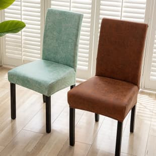 Custom Waterproof Tech Fabric Chair Cover Home Dining Chair Cover Backrest Cushion Integrated Restaurant Hotel Chair Cover