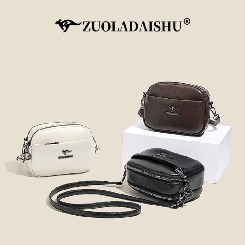 Cross-border Small Bag Women Fashion New Trendy Casual Versatile Small Square Bag Large Capacity Soft Leather Shoulder Crossbody Mom Bag