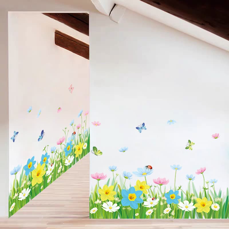 Living Room Bedroom Wall Decorative Baseboard Sticker Wall Sticker Corner Waistline Waterproof Self-Adhesive Shihuai