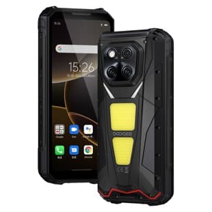 DOOGEE VMax Play 5G Rugged Outdoor Phone Infrared Remote Control LED Projector Phone Dual Camping Lights