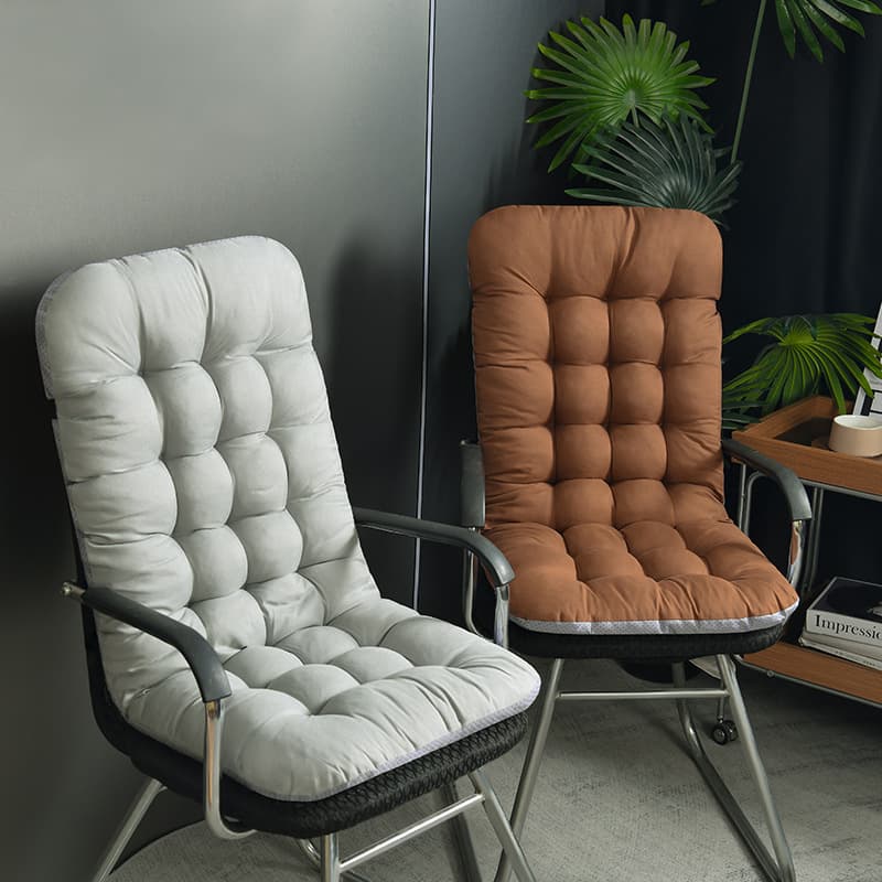 Cross-border solid color bench cushion office cushion cushion one-piece thickened four-season butt cushion recliner rocking chair cushion