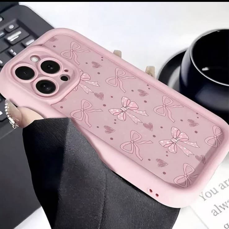 Bow Phone Case for Apple 17 Pro Max, Japanese Korean INS Style, iPhone 16/15 INS 14, Europe America 13/