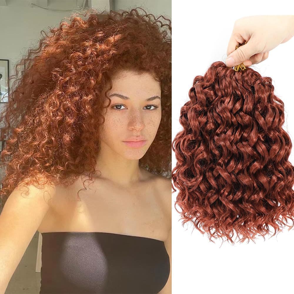 Synthetic curly hair gogo curl Crochet Hair crochet hair African curly hair braided ombre