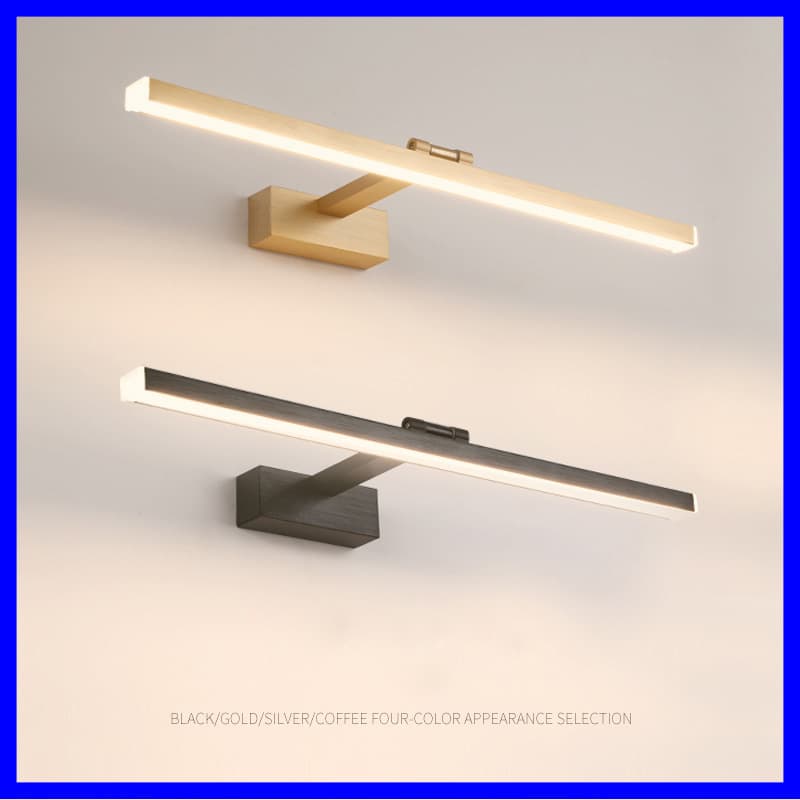 LED Mirror Light for Bathroom, No-Drill Installation, Wall-Mounted Vanity Light, Nordic Style, Bathroom Cabinet Light
