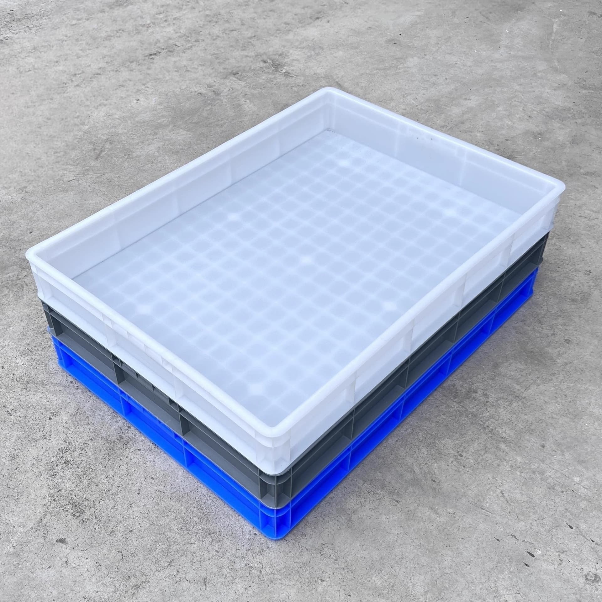 Thickened large plastic sand table, plastic box, rectangular plastic box, turnover box, bread tray, square tray storage box