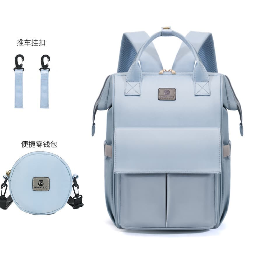 Large Capacity Mommy Bag Multi-Functional Lightweight Portable Nursing Storage Bag Baby Storage Oxford Cloth Home Use Breathable