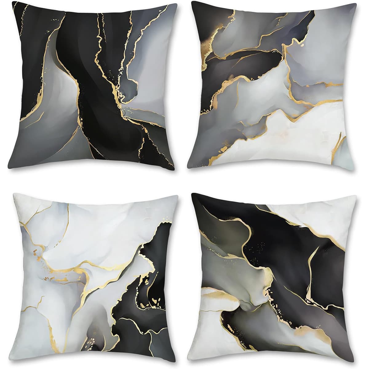 Amazon's new best-selling marble pillowcase decorative pillowcase super soft pillowcase factory direct sale