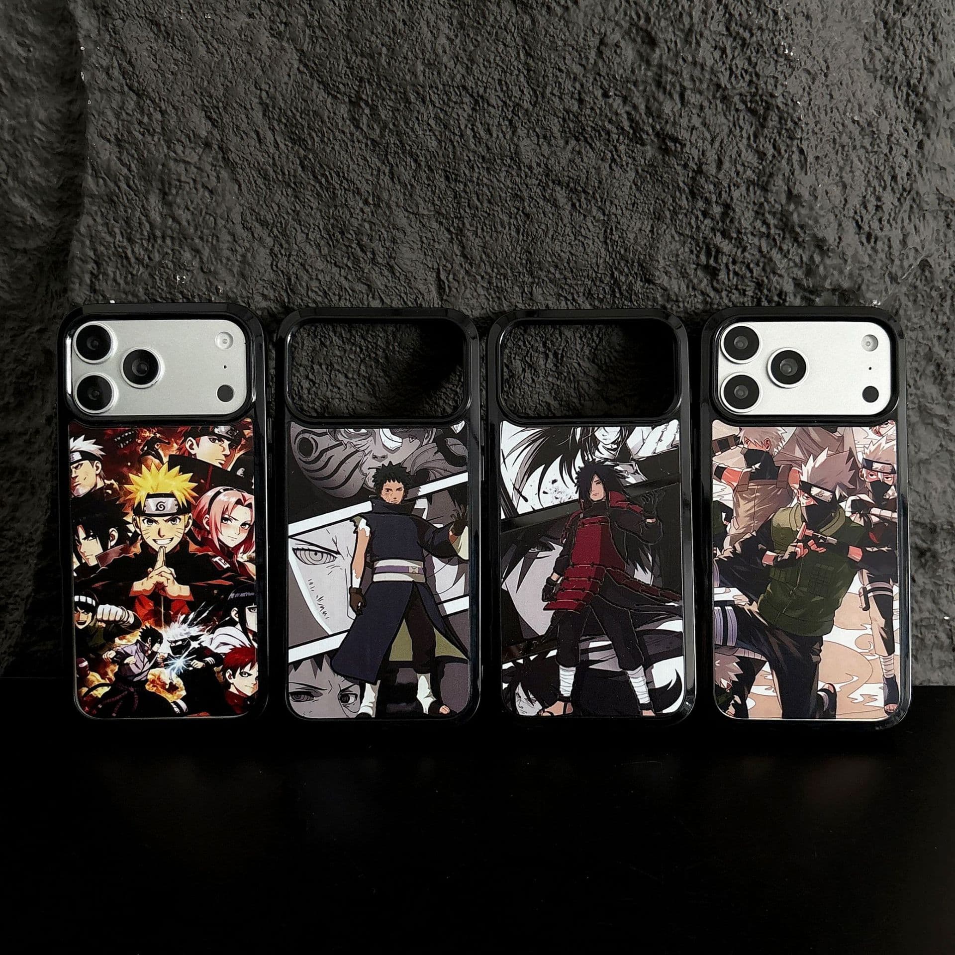 Naruto Kakashi design compatible with iPhone 16 Plus, hard case for iPhone 17 Pro/14/13/12/11, drop protection, iPhone 15, men