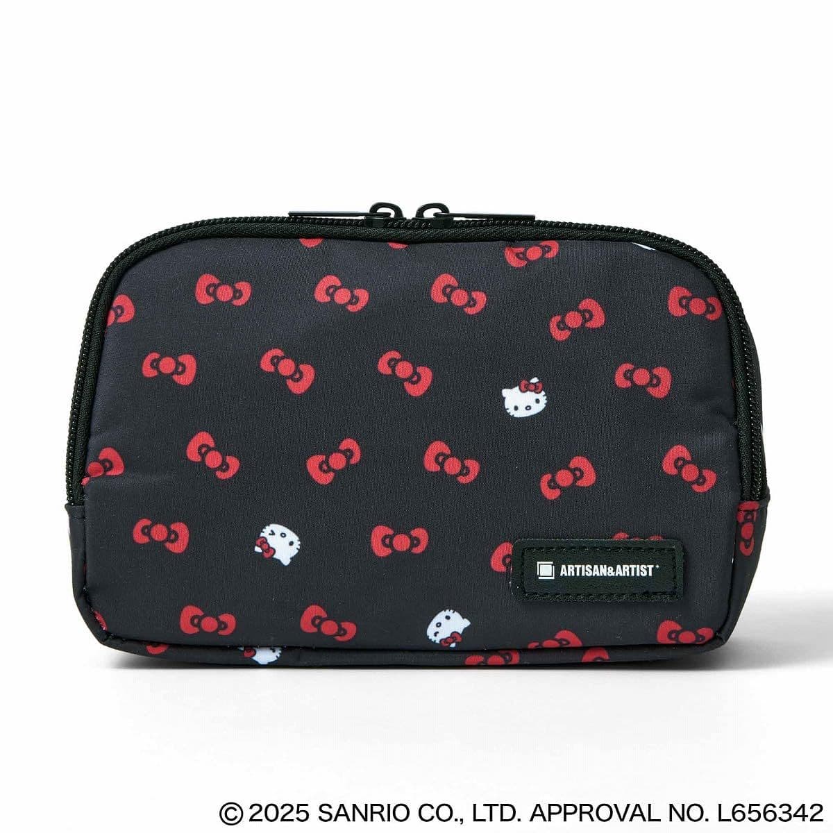 In Stock Japanese Sanrio Cartoon Hello Kitty Makeup Bag Sweet Storage Bag Portable Cosmetic Bag Wash Bag Lipstick Bag