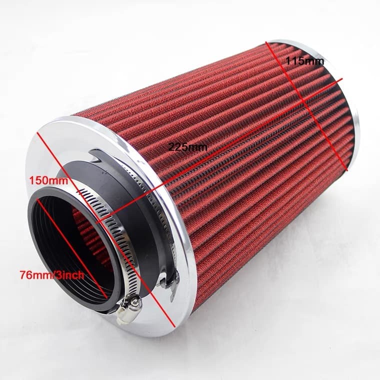 Mushroom Head Air Filter Wholesale and Retail High Flow Car Modified Air Filter Mushroom Head Caliber 2.5/3/3.5in