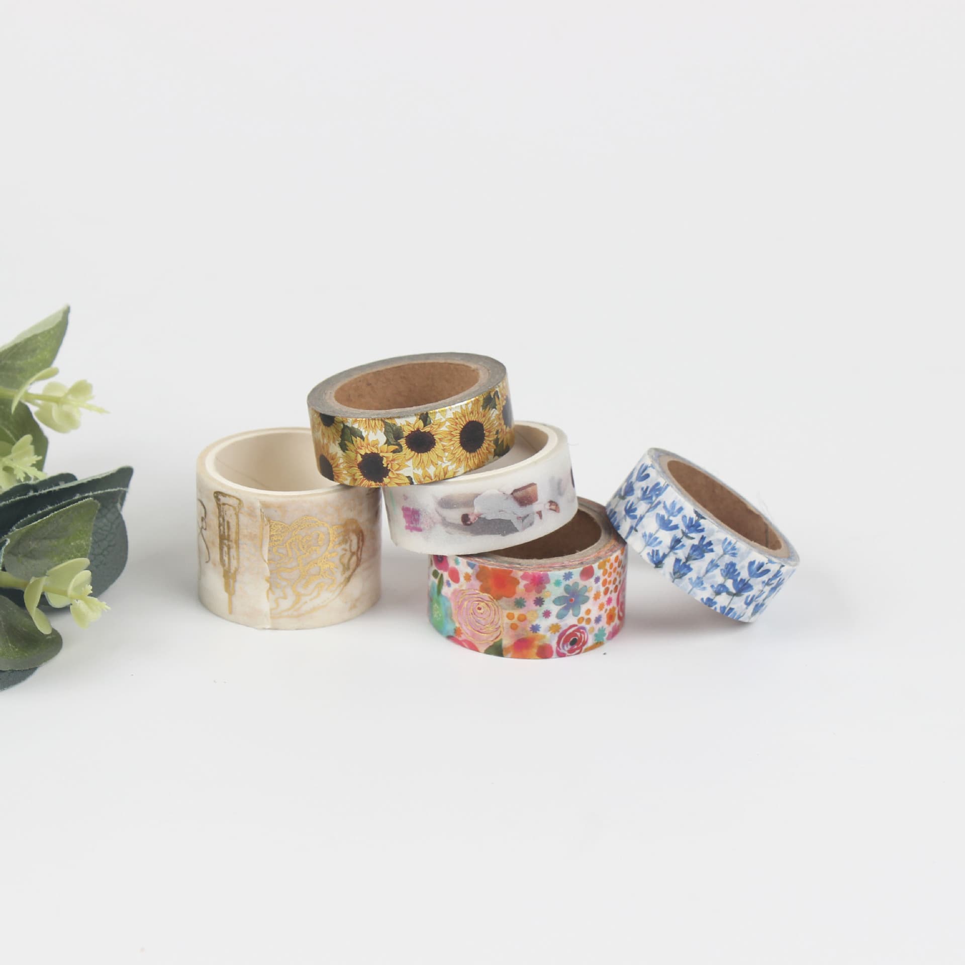 Factory Printing Custom Decorative Scrapbook Tape Printing from Image DIY Hot Stamping Washi Tape Customization