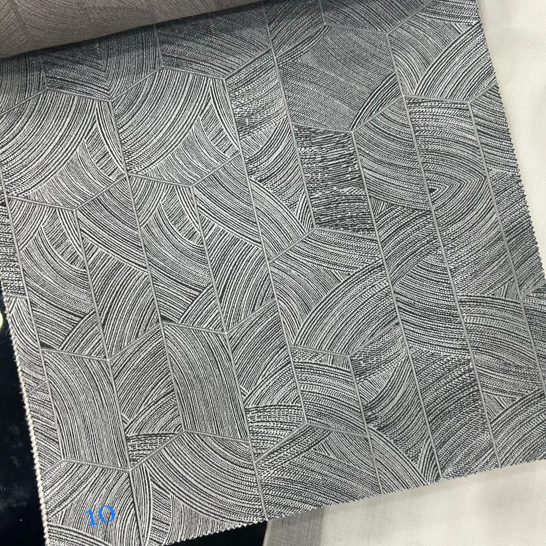 280cm Width Silk Jacquard Fabric, Wide Geometric Pattern Imitation Silk Jacquard Material