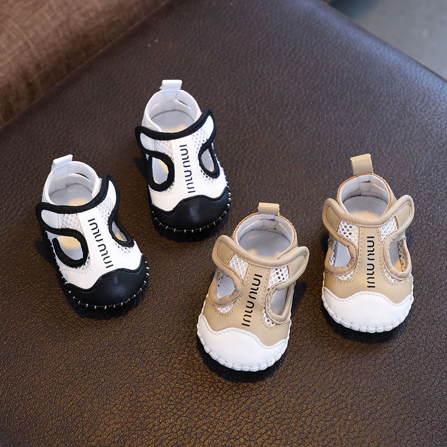 Baby Boy Sandals Summer Breathable Lightweight Soft Sole Walking Shoes Non-Slip Outdoor Wear 0-3-6 1 Year Old Stylish