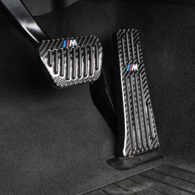 Suitable for BMW 3 Series 5 Series X3 F18 F30 E91 E90G20G28 modified carbon fiber brake accelerator pedal