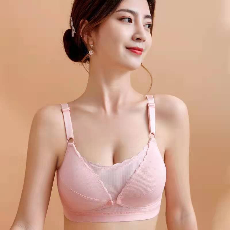 New Style 528# C-Cup Single-Opening Nursing Bras, Thin, Soft, Back Four-Row Three-Hook Bras