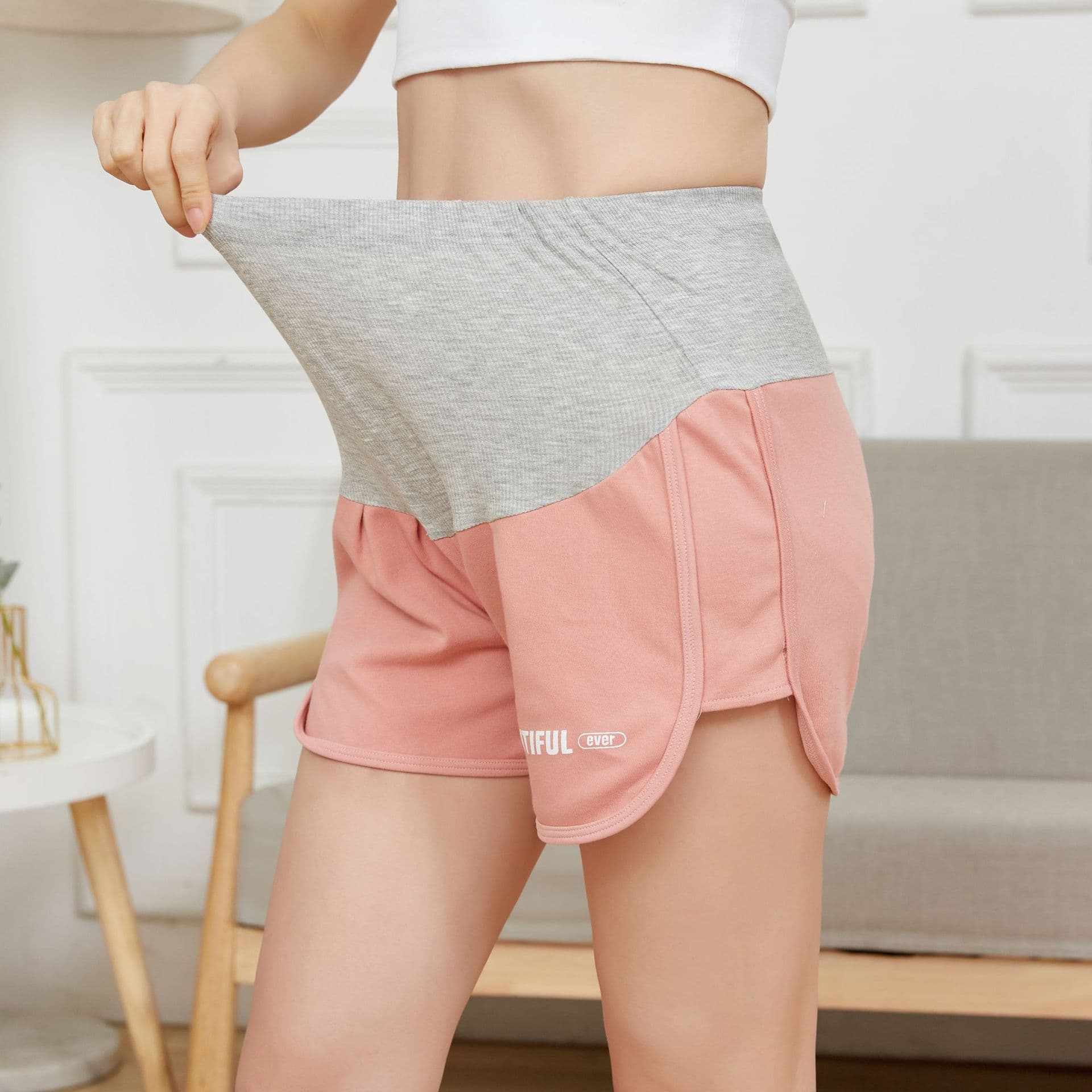 Summer New Cotton Maternity Casual Sports Shorts Loose Outdoor Thin Pregnancy Shorts Drop Shipping Fitness