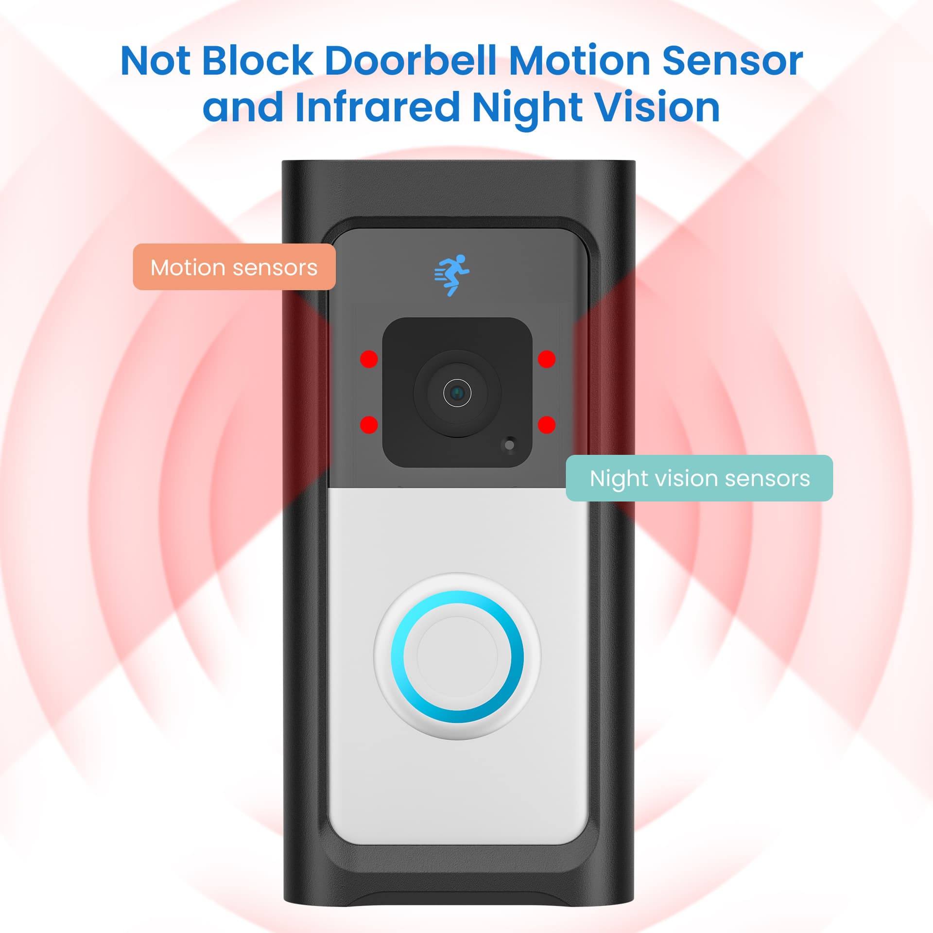 New Cross-Border Home Private Mold Ring Smart Video Doorbell Bracket No-Drill Self-Adhesive Mount