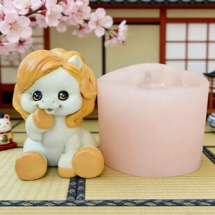 Cartoon Pony Ornament Cake Decoration Silicone Mold Animal Horse Year Candle Silicone Mold Cute Horse Sculpture Mold