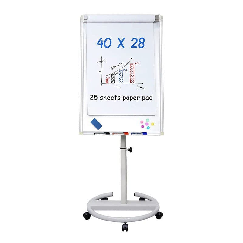 Cross-Border Height-Adjustable Magnetic Whiteboard Disc Bracket Mobile Whiteboard Office Meeting Roller Magnetic Whiteboard