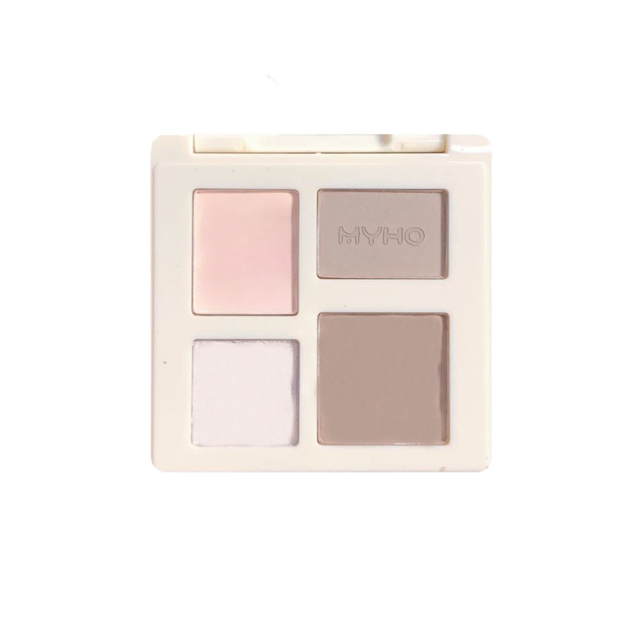 【Nana Same Style】David Art Four-Color Highlight & Contour Palette Matte Brightening Shadow Nose Shadow