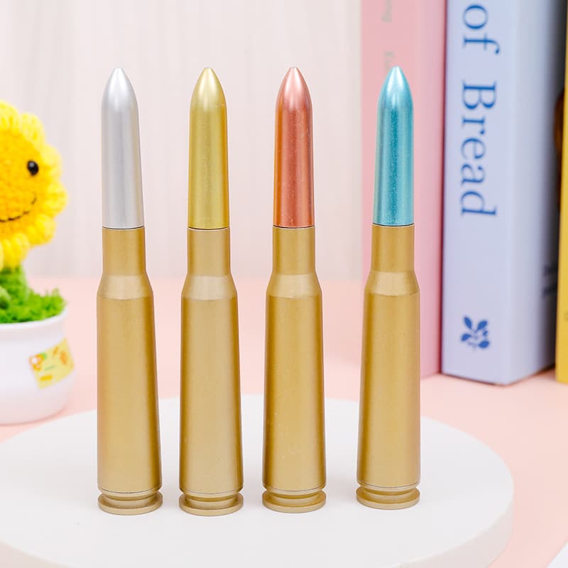 Creative Simulated Large Bullet Gel Pen Weapon Gift Pen School Hot Selling Gel Pen Black Ink Pen Stationery Weapon