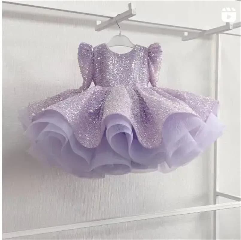 New High-End First Birthday Gown, Elegant and Stylish, First Birthday Party Princess Dress 2026 New