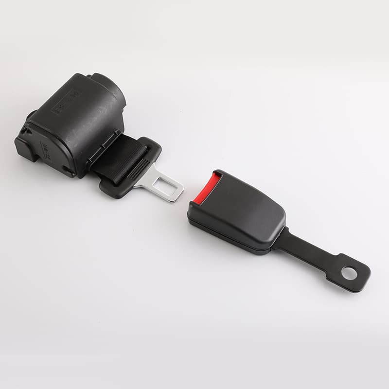 Car seat belt, fully automatic retractable self-locking two-point seat belt for passenger car, truck and school bus, extended two-point seat belt