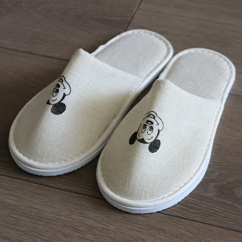 Disposable Children's Slippers for Hotels, Cotton Cloth Slippers for Home Hospitality, Indoor Slippers for Boys and Girls