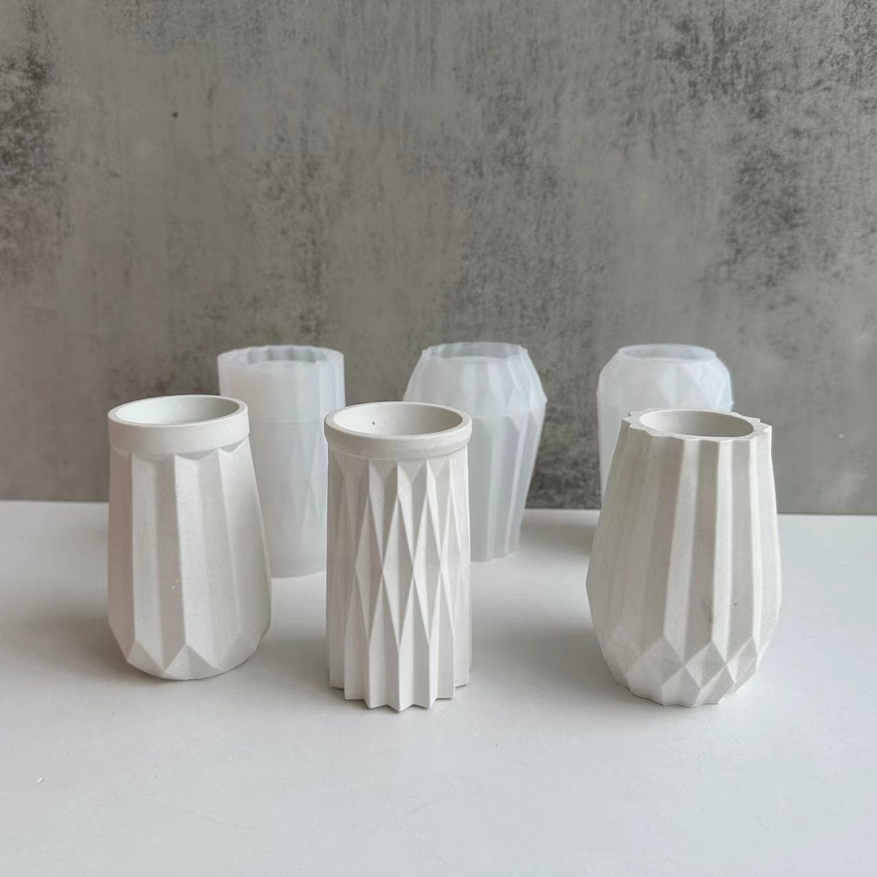 Silicone mold for high-cut vase, resin drip mirror mold, plaster vase mold