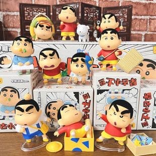 Crayon Shin-chan Early Potato Blind Box Figure Trendy Toy Collectible Desktop Decoration Birthday Gift for Girls