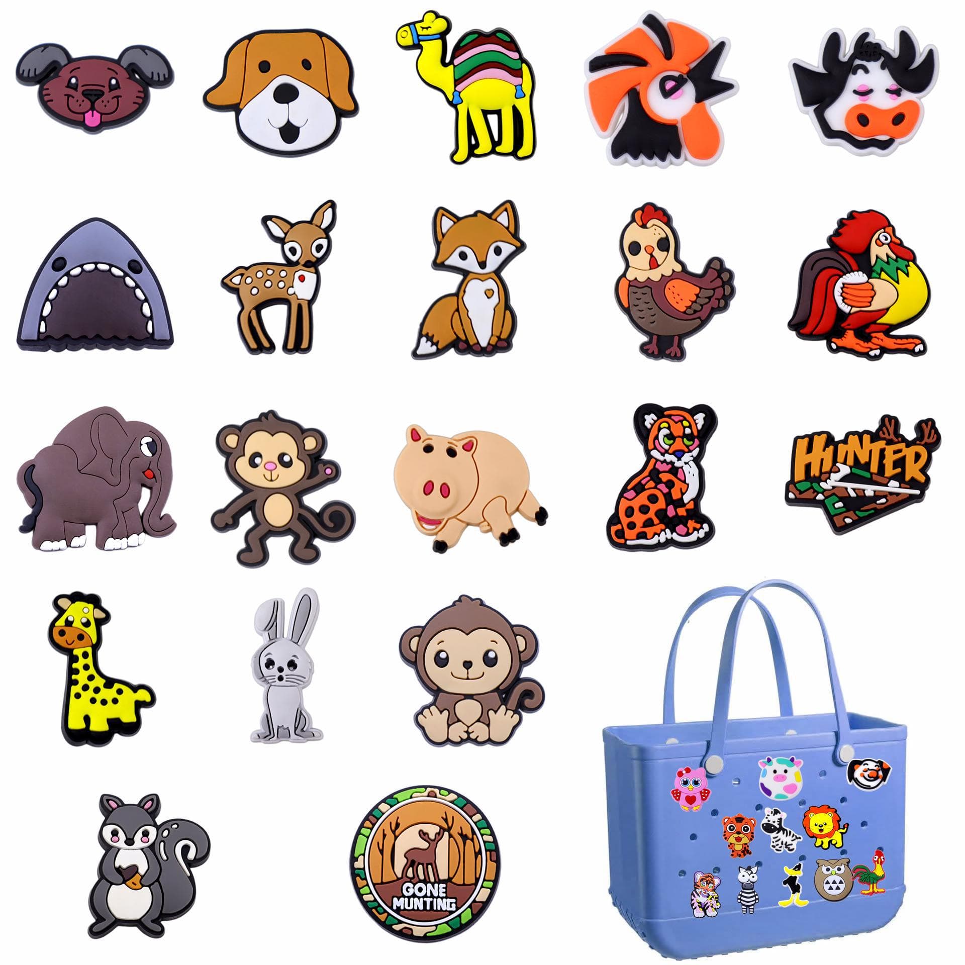 Animal portable cave bag accessories Dunhuang PVC plastic covered buckle removable covered buckle bow