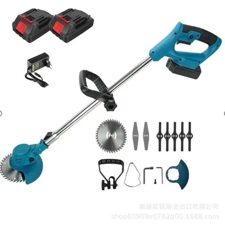 Manufacturer Lithium Battery Lawn Mower Household Small Rechargeable Mower Handheld Electric Lawn Mower Garden Trimmer