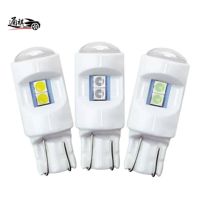 Cross-border new LED car lights T10 ceramic width indicator lights 3030 6 lights high temperature resistant instrument lights license plate lights