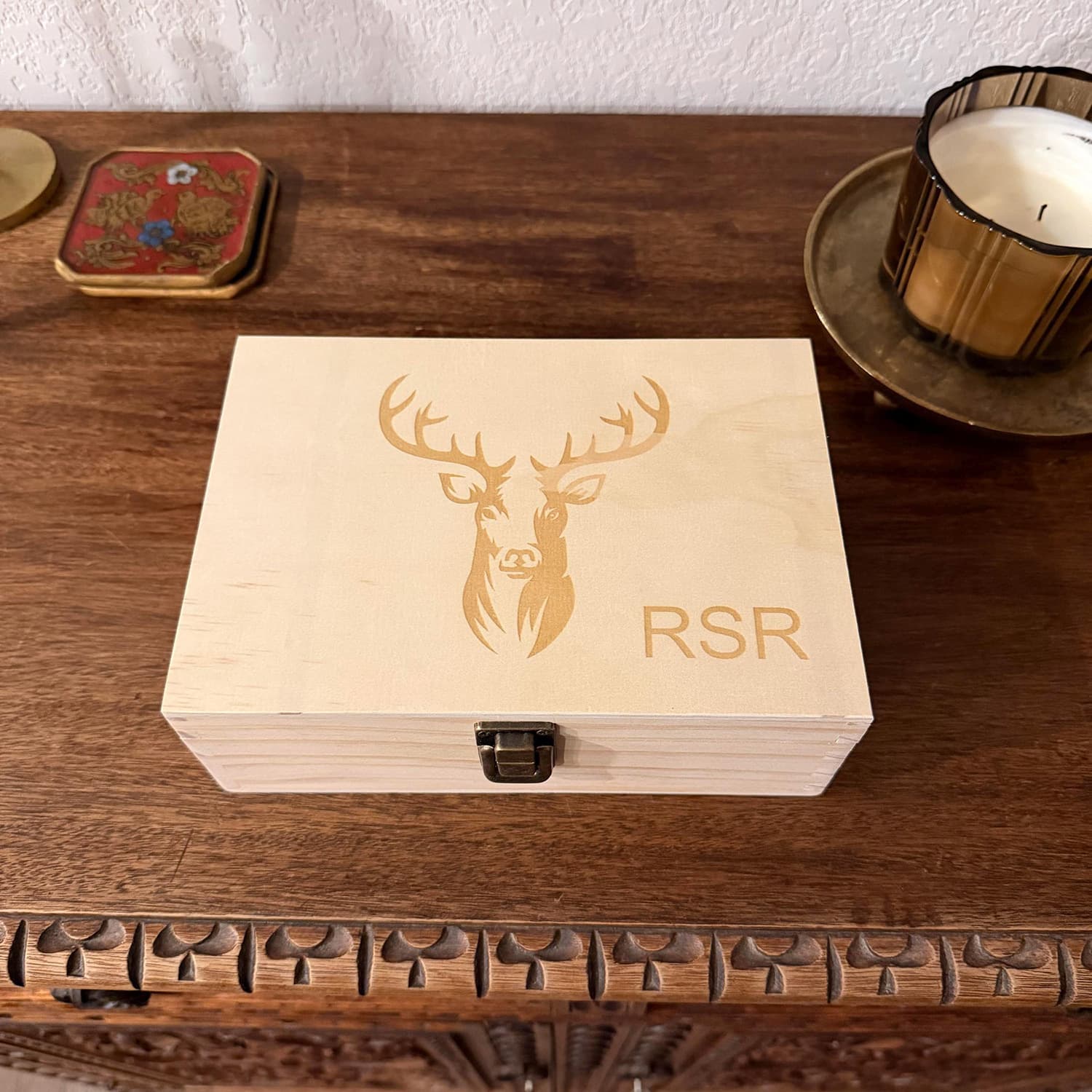 Cross-Border New Wooden Creative The Hunter’s Legacy Memory Box