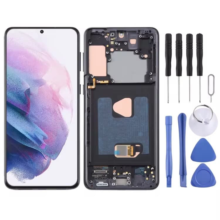 Samsung S21PLUS SM-G996 LCD Touchscreen Display Assembly Compatible with Samsung S21 plus High Resolution 1080X2400 Capacitive Screen