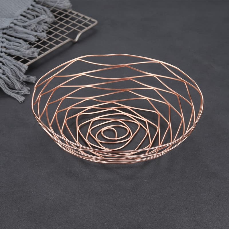 Creative Iron Art High-Aesthetic Snack Bowl for Living Room, Home, Fruit, Cafe, Snack Tray, Basket, Popcorn, Fries