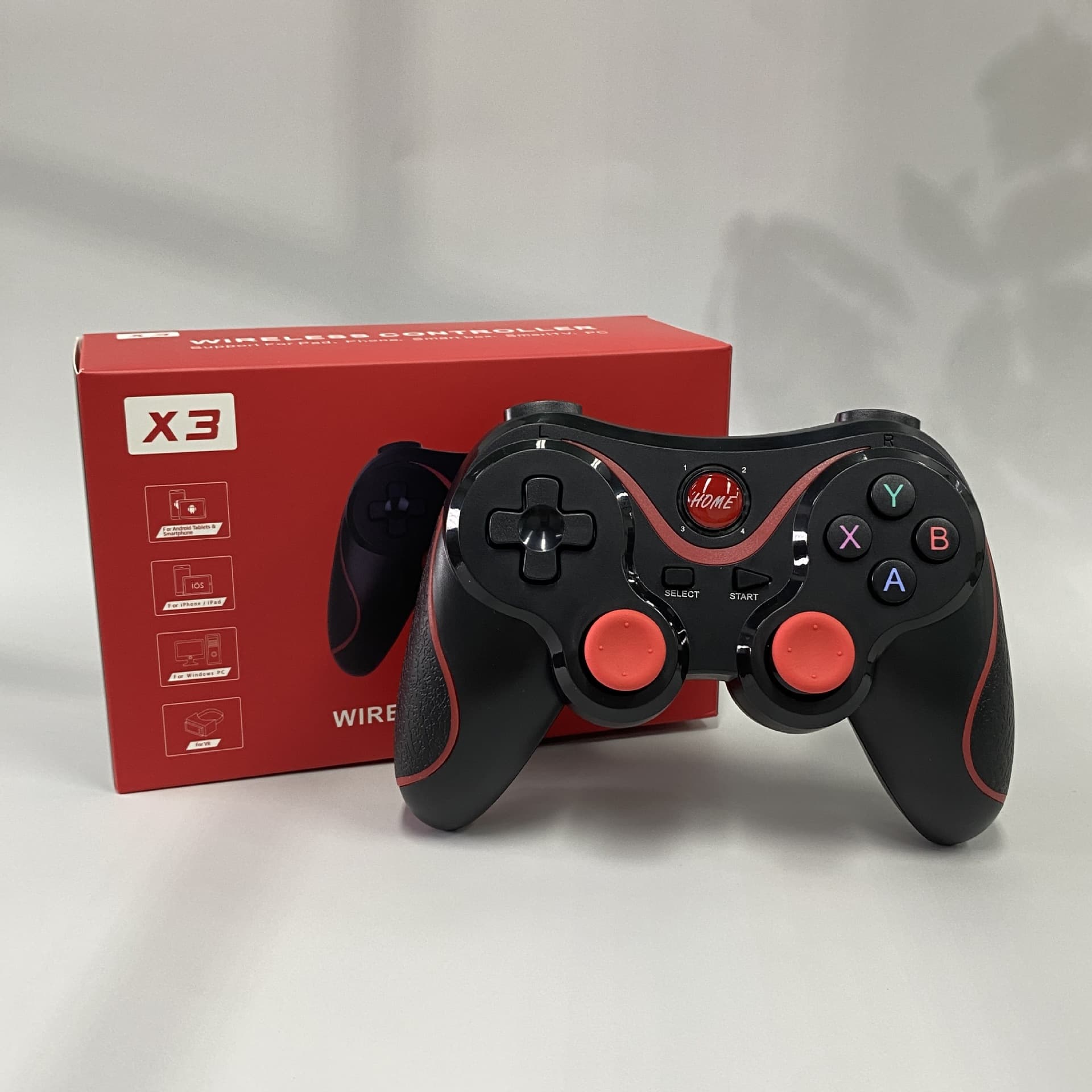 X3 Bluetooth Wireless Game Controller for Android iOS Phones, King of Glory, PUBG, Mobile Game Controller Multifunctional
