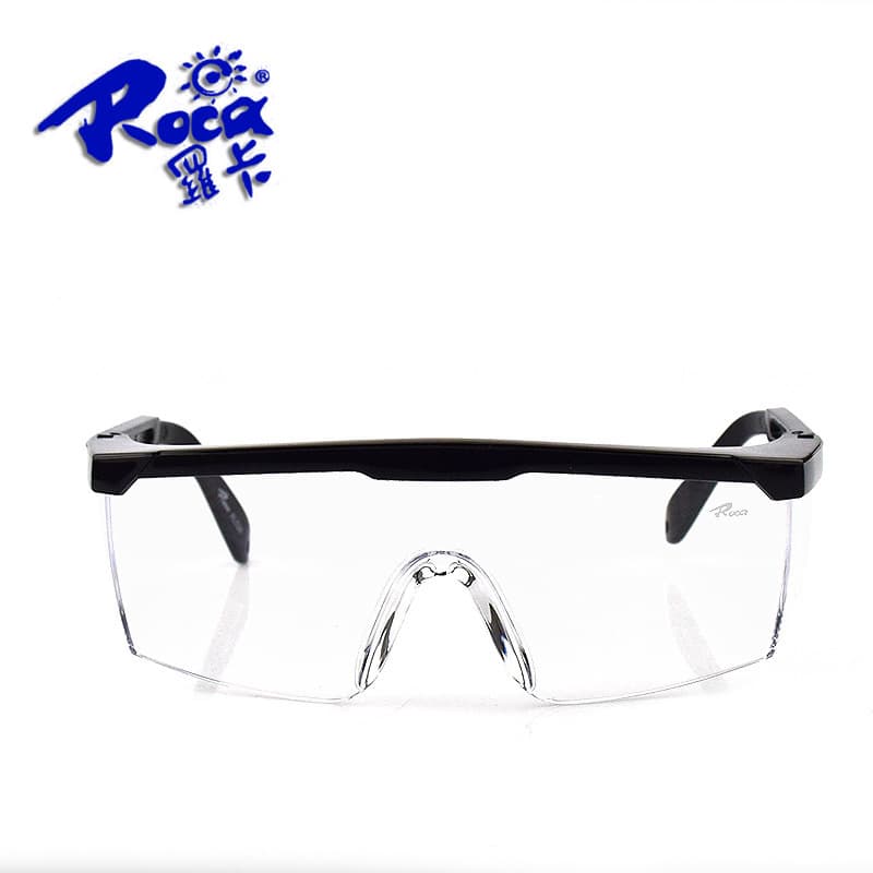 Roca AL026 Anti-Fog Impact-Resistant Goggles for Grinding, Shooting, Cycling, Welding, Laser, Black Dust Protection
