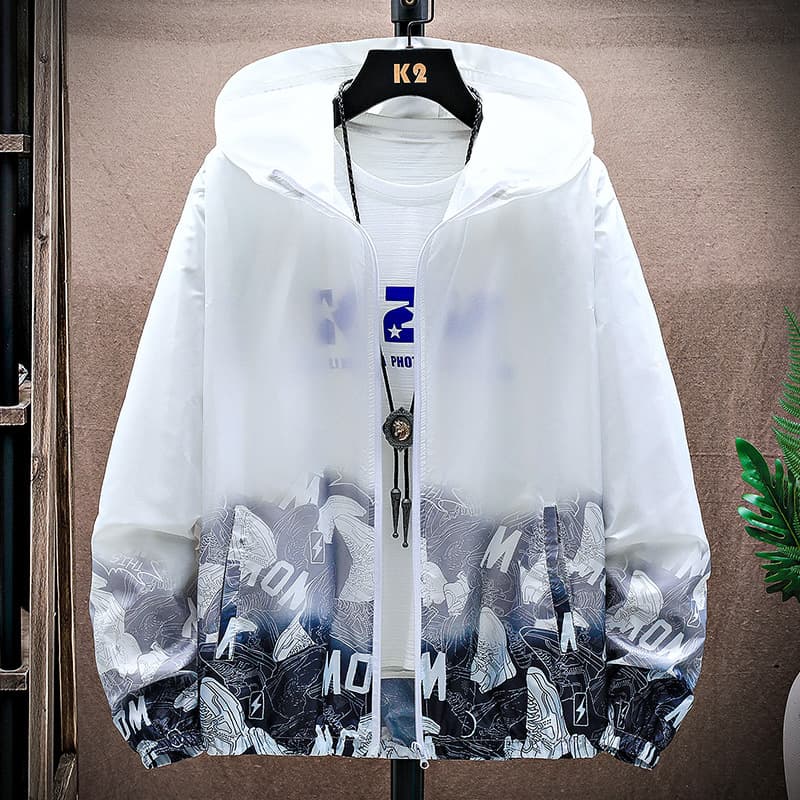 Sun Protection Clothing New Youth Summer Skin Clothing Breathable Thin Windproof Jacket Casual Outdoor Sun Protection Jacket for Men