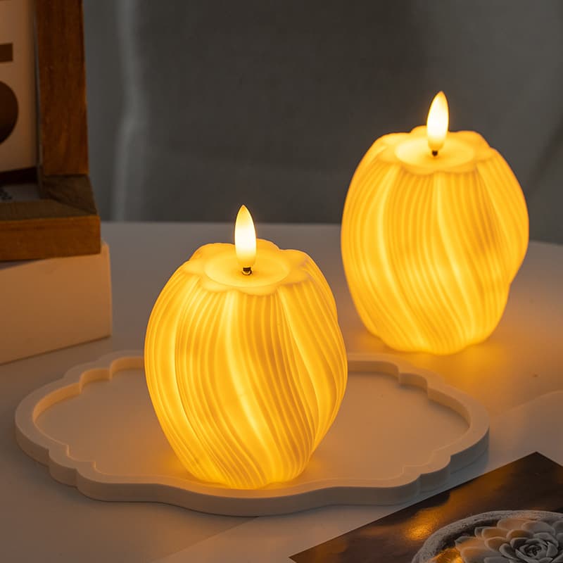 Cross-Border Styling Candle Lamp, Light Luxury Nordic Style Electronic Candle, High-End Home Wedding Banquet Souvenir Candle