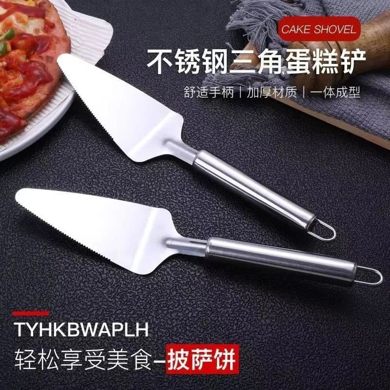 Stainless steel cake spatula cutting cake spatula pizza spatula dessert cheese knife tableware kitchen baking tools